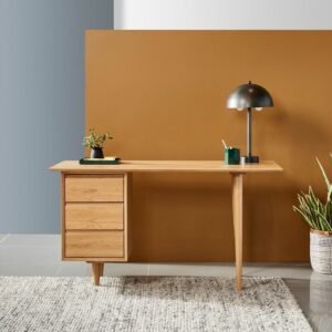 Bastian Desk - Solid Oak